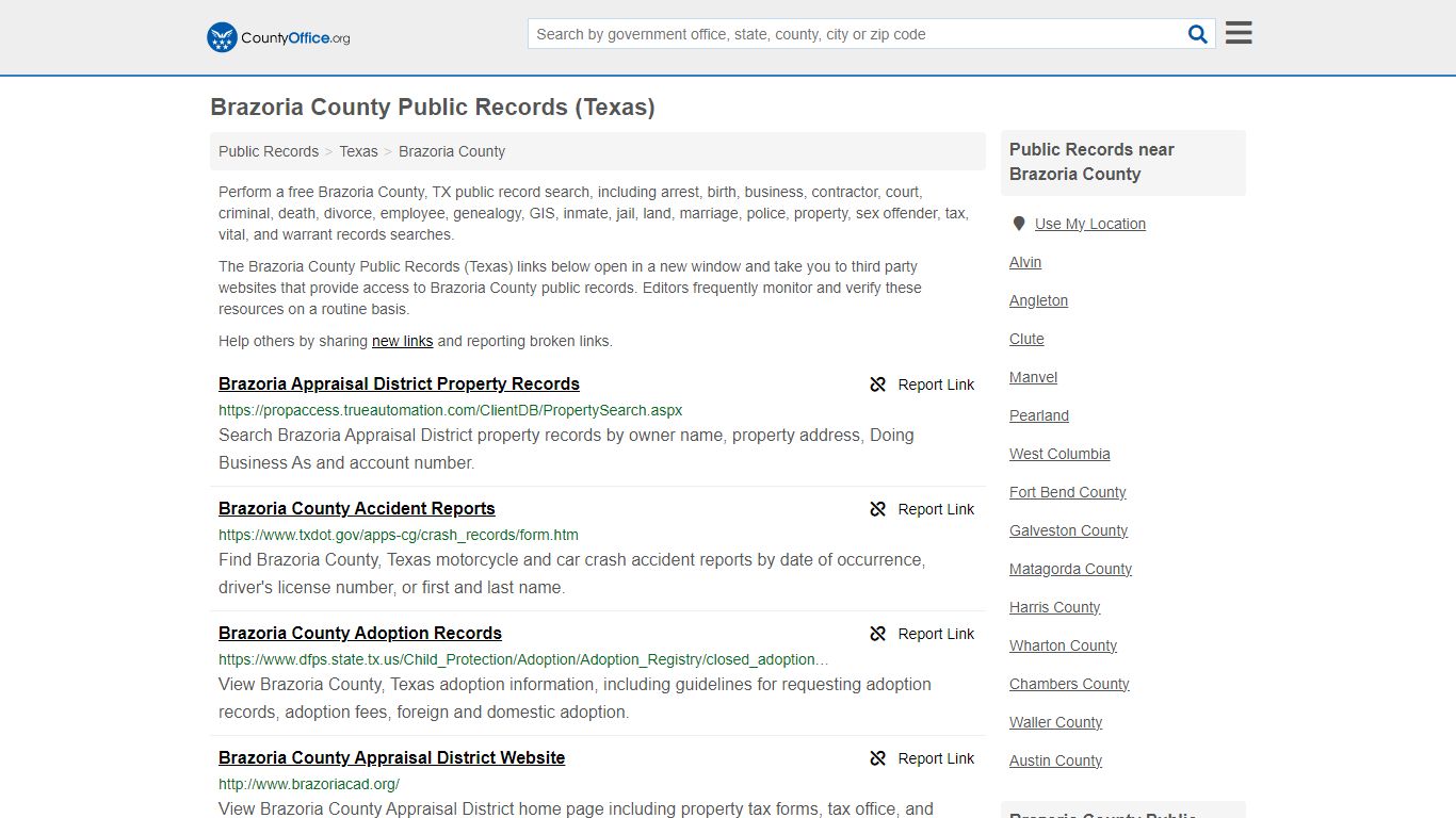 Brazoria County Public Records (Texas) - County Office